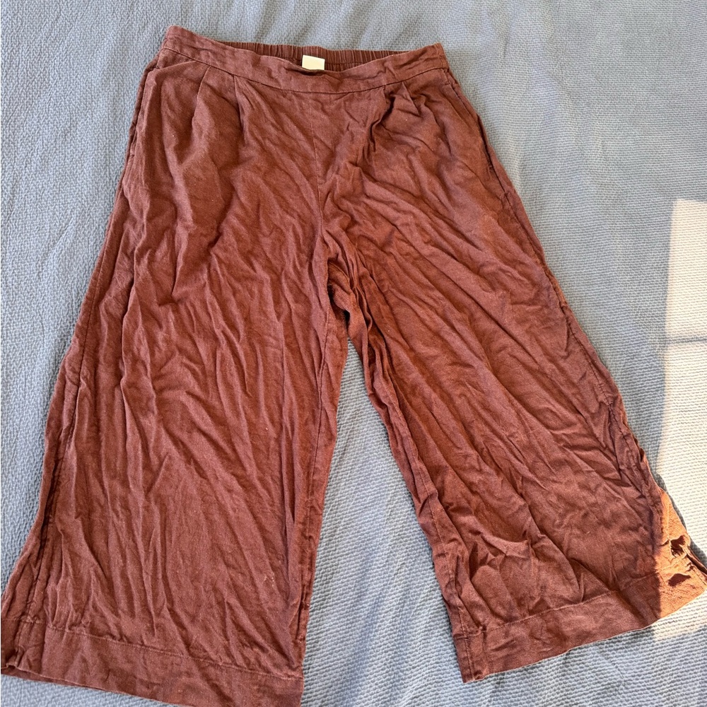 a new day chocolate brown Elastic-Waist Pants